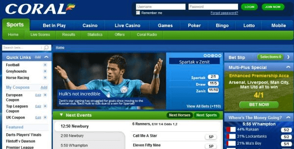 coral betting limits